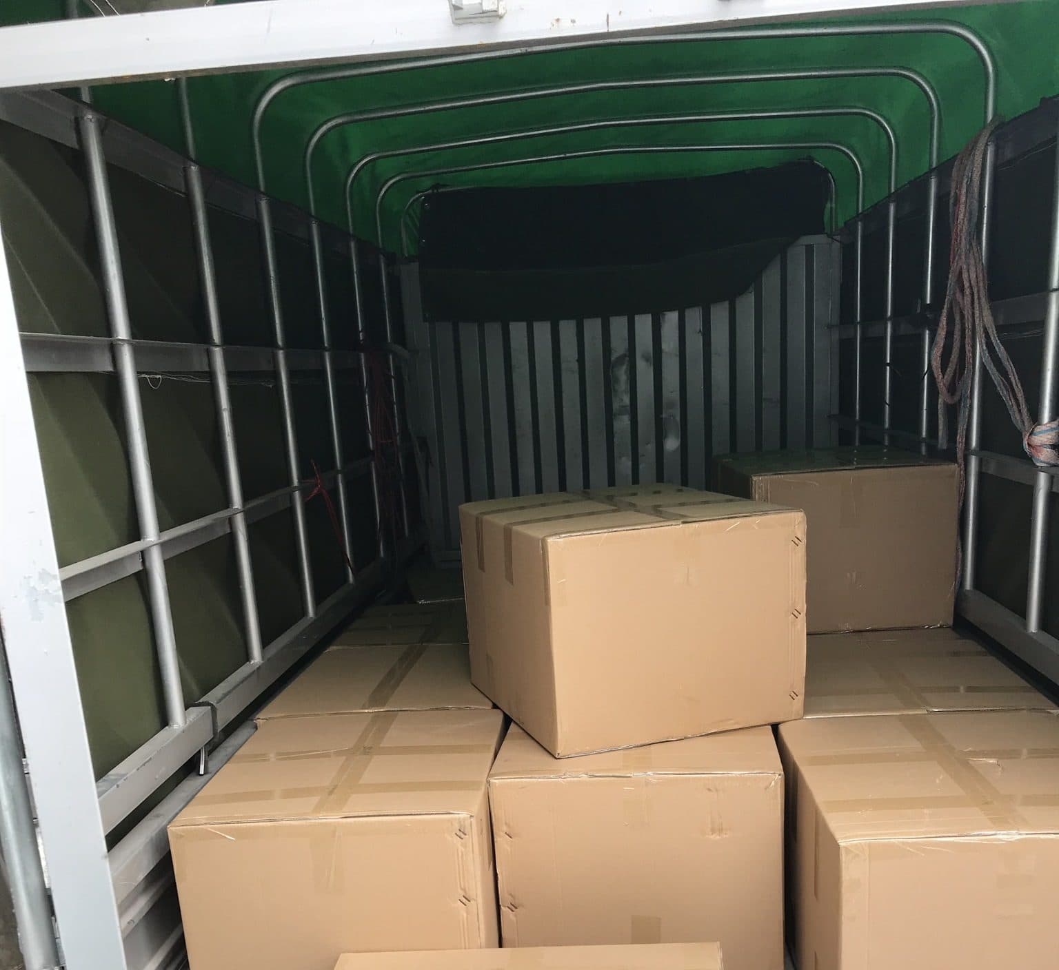 Loading an order for the forwarder