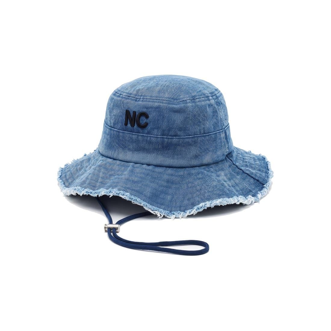 Frayed-Edge Denim Bucket Hat