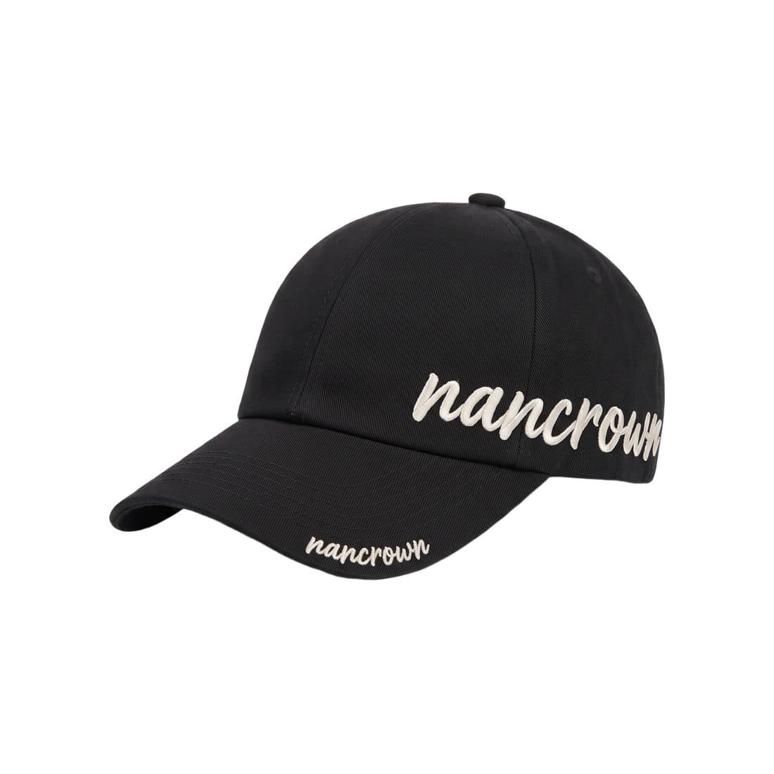 Side Script Embroidered Cap