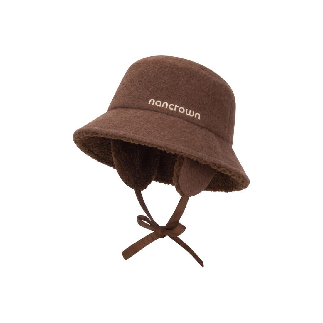Teddy Earflap Wool Bucket Hat