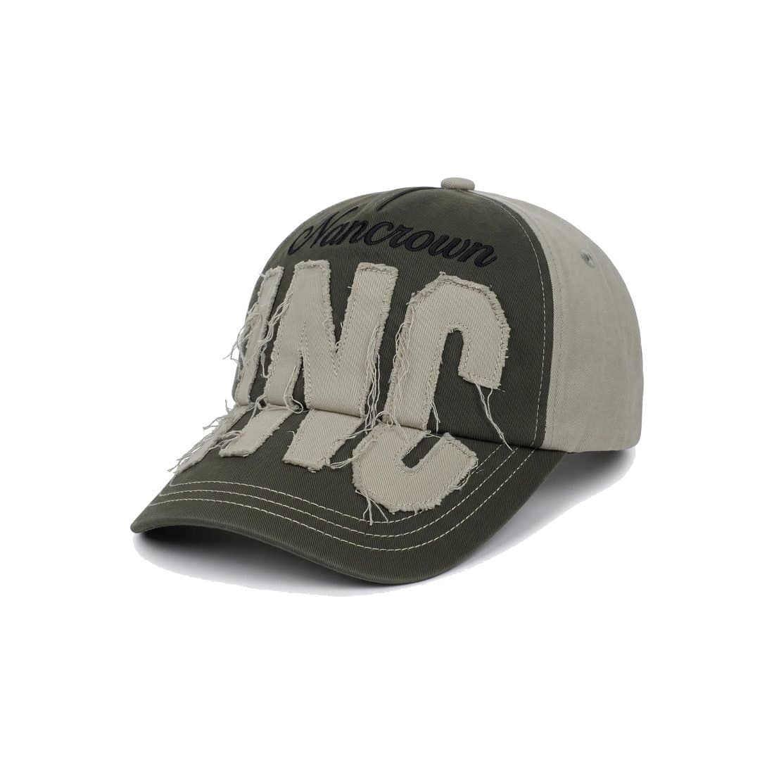 Two-Tone Raw-Edge Appliqué Cap